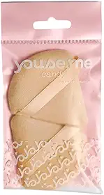 Kit 02 Esponja Triangulo Para Pó Solto e Compacto Youse.me Face Beautiful (Bege)
