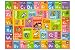 KC CUBS Playtime Collection ABC Alphabet with Old McDonald's Animals Educational Learning Area Rug Carpet for Kids and Children Bedrooms and Playroom - 3' 3" x 4' 7"