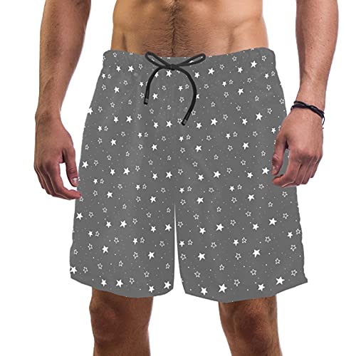 Short de bain pour homme XL Winter Stars-01 à taille élastique