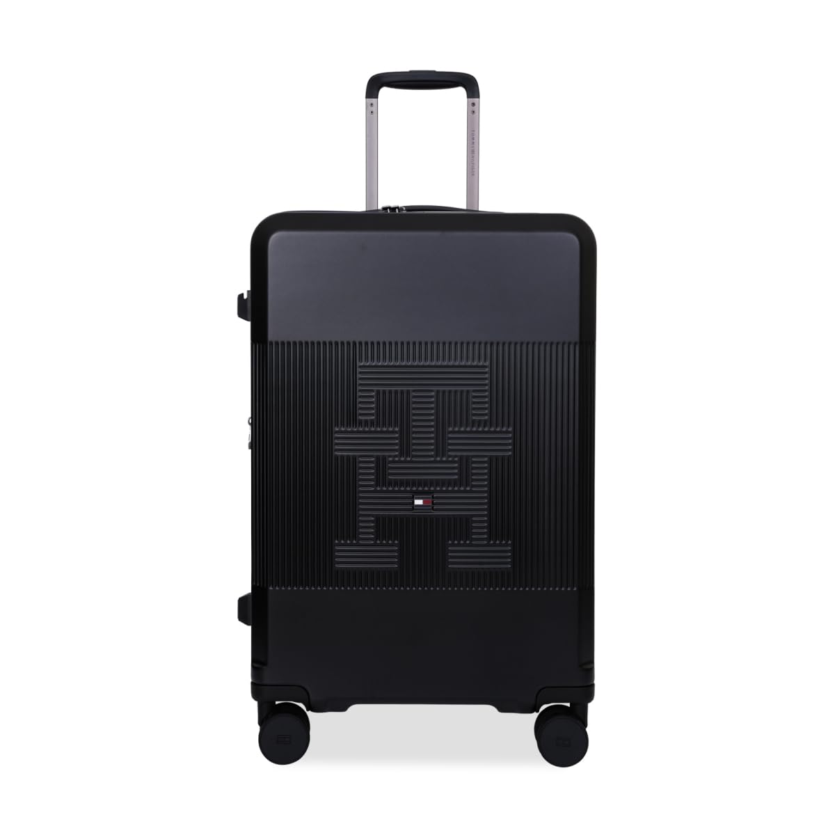 Mid-Size Luggage Patrick - Black | Check-in Trolley Bag with TSA Lock | 360° Spinner Wheels | Telescopic Handle |Hardshell Polycarbonate Suitcase |Water Resistance |74L Capacity |65cm-image-36
