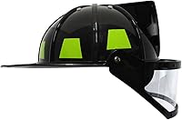 Vista 6 de Nicky Bigs Novelties Disfraz de bombero - Cascos duros - Casco de bombero - Sombreros de bombero - Accesorios de bombero - Ajustable