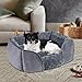 TusaMer Dog Bed 20x18x6 Rectangle Small Dog Bed with Removable Plush Cushion & Anti-Slip Bottom Soft Skin-Friendly Washable Sofa for Small Dogs Cats Sleeping Pad PET_Supplies..