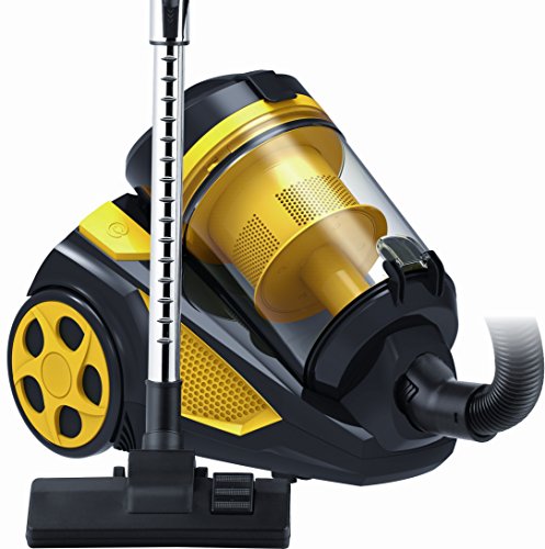 Klaiser Alligator Aspirateur Sans Sac Multi Cyclone 2500W Ultra Puissant - Cordon Extra Long 7 Metres