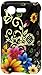 HR Wireless Design Cover for LG Optimus Zone 2 L34C Fuel - Retail Packaging - Chromatic Flower