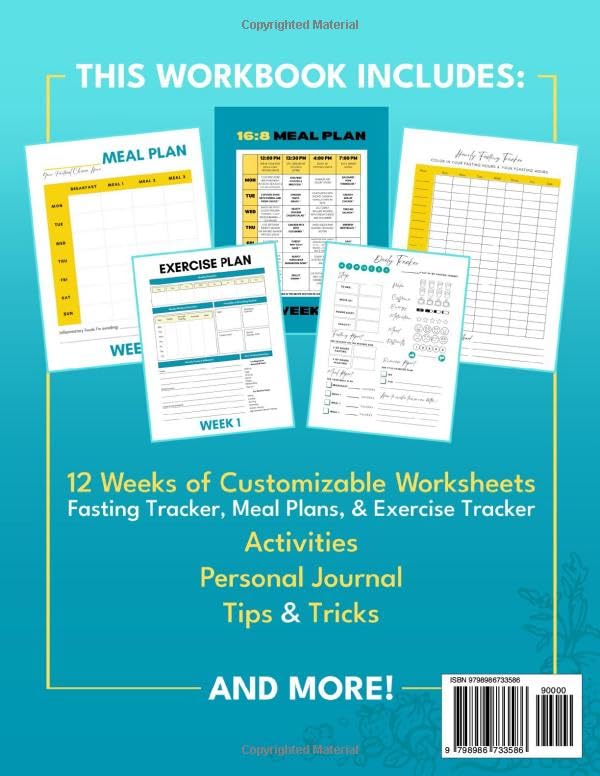 FAST Work Book: Intermittent Fasting and Weight Loss Journal for Success with the 10 Easy Steps - Image 2