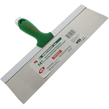 USG Sheetrock Tools 14" Classic Stainless Steel Drywall Joint Knife, Professional Drywall Finishing Knife with Soft Grip Handle, Tapered Neck, Enlarged Hammer End