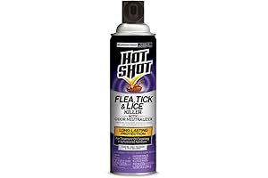 Hot Shot Flea, Tick, & Lice Killer with Odor Neutralizer 14 oz,...