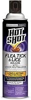 Hot Shot Flea Tick Lice Killer Aerosol with Odor Neutralizer 14oz - Kills Fleas Ticks on Dogs Carpets Furniture