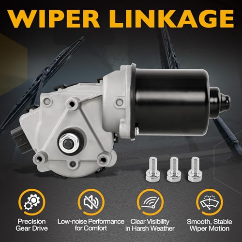 Image of Front Windshield Wiper Motor Compatible with 07-11 Toyota Camry, 06-18 RAV4, 11-13 Highlander, 09-13 Corolla /Matrix, 07-12 Yaris, 08-11 Lexus GS350 /GS450H /GS460 Replace 8250A178 8511002250