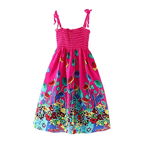 Toddler Baby Girls Dress Summer Clothes Ruffle Sleeveless Kids Casual Dresses 2T 3T 4T 5T