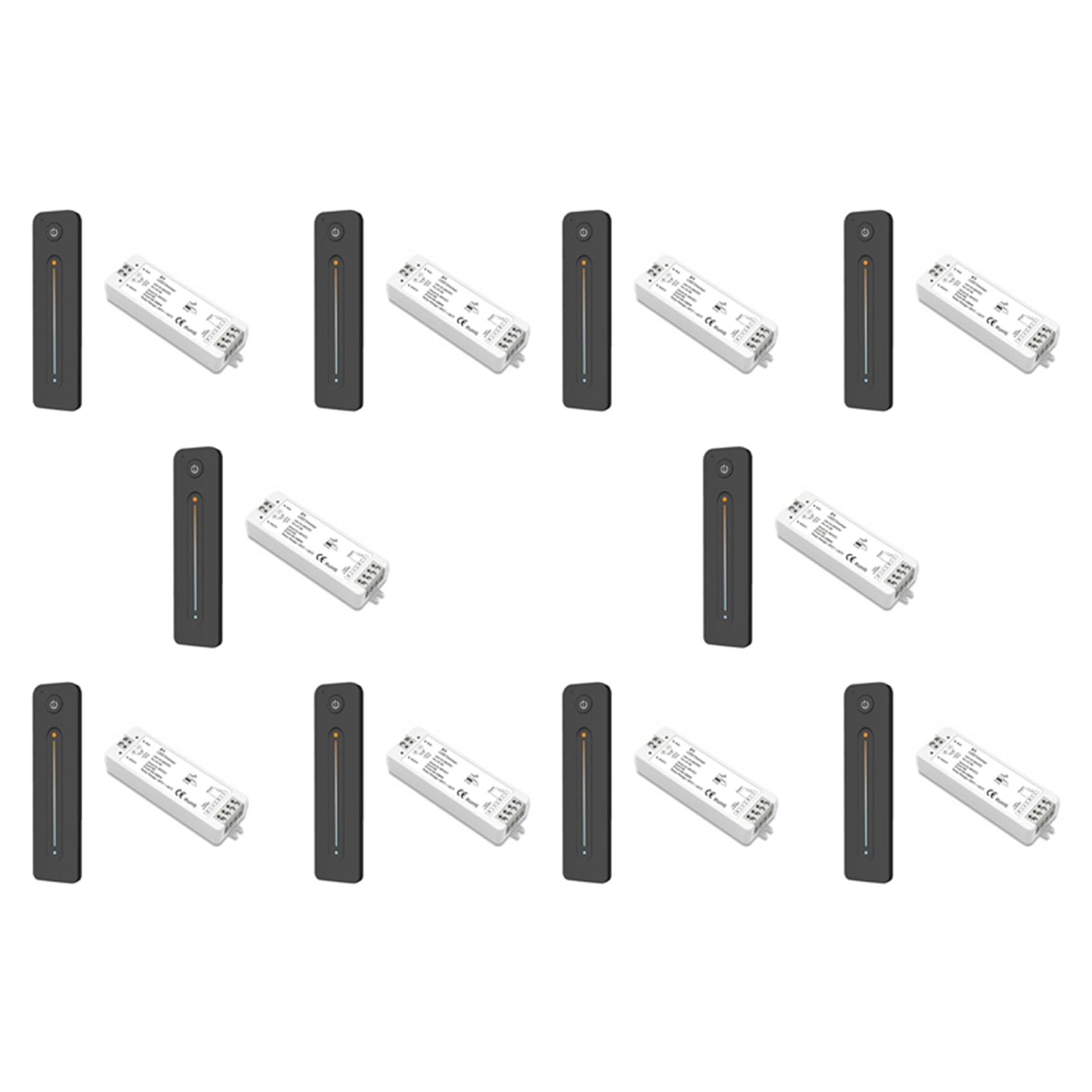 10X LED Dimmer 12V 5V 24V 36V 8A PWM Drahtloser RF Schalter mit 2,4G Helligkeits Anpassung Fernbedienung für LED Einfarb Streifen