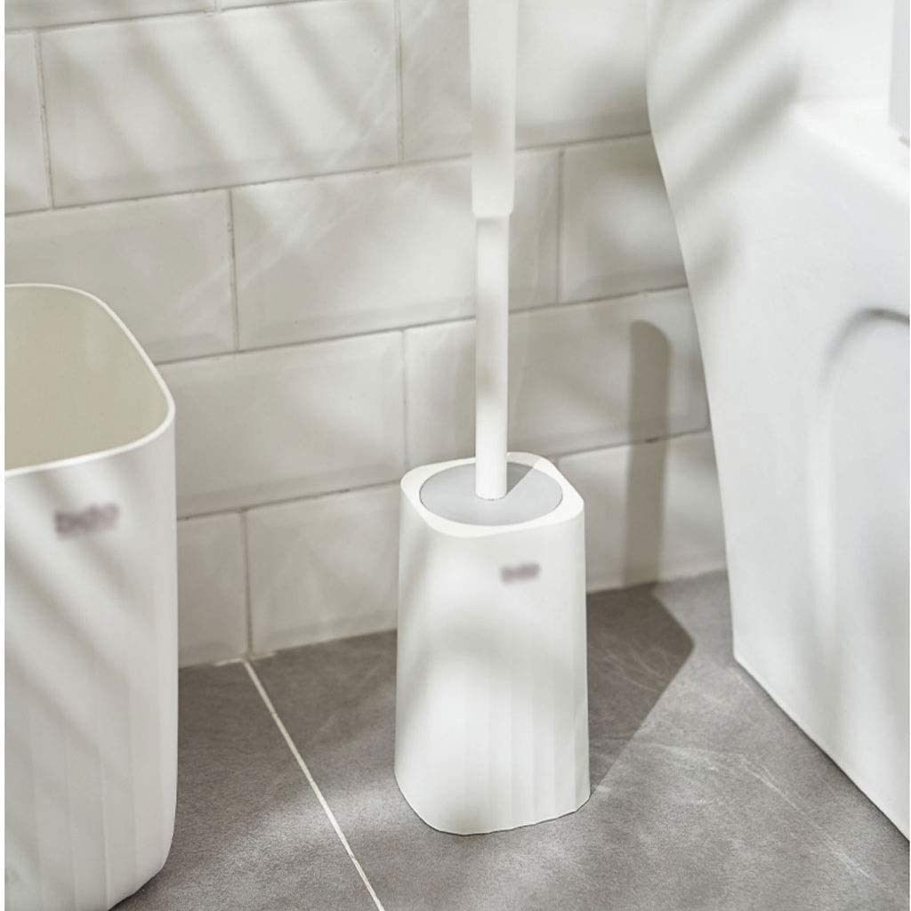 Escobilla de Baño Escobillero WC Escobilla WC Escobilla Y Soporte Para Inodoro, Escobilla De Plástico Para Inodoro Con Mango Largo, Juego De Escobilla De Limpieza Para Inodoro De Baño Escobillero de B