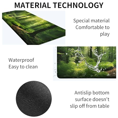 Image of Card Mat for MTG & TCG Playmat,Green Forest