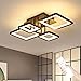 Comely LED Deckenleuchte, 54W 6000LM Deckenlampe Dimmbar mit Fernbedienung, 3000K-6500K, Modern Design Schwarz Deckenbeleuchtung für Schlafzimmer Wohnzimmer Küche, 62CM Baby,Schwarz günstig Kaufen-Comely LED Deckenleuchte, 54W 6000LM Deckenlampe Dimmbar mit Fernbedienung, 3000K-6500K, Modern Design Schwarz Deckenbeleuchtung für Schlafzimmer Wohnzimmer Küche, 62CM