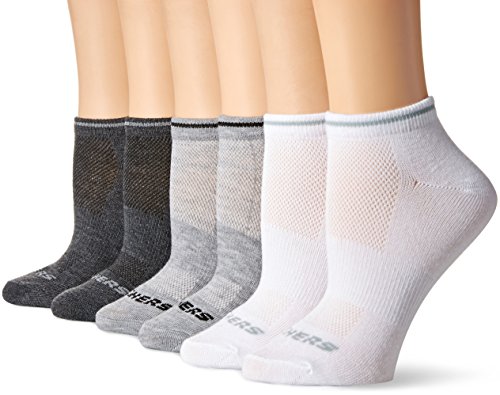 Skechers Women's Non Terry Low Cut Sock 6 Pack