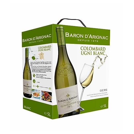 Baron d'Arignac - Colombard, Ugni Blanc, Vin blanc en Bag-in-Box (1 x 5L)