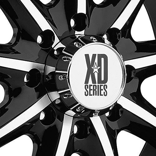 XD Series by KMC Wheels XD779 Badlands Gloss Black Wheel with Machined Accents (20x9"/6x135mm, -12mm offset)