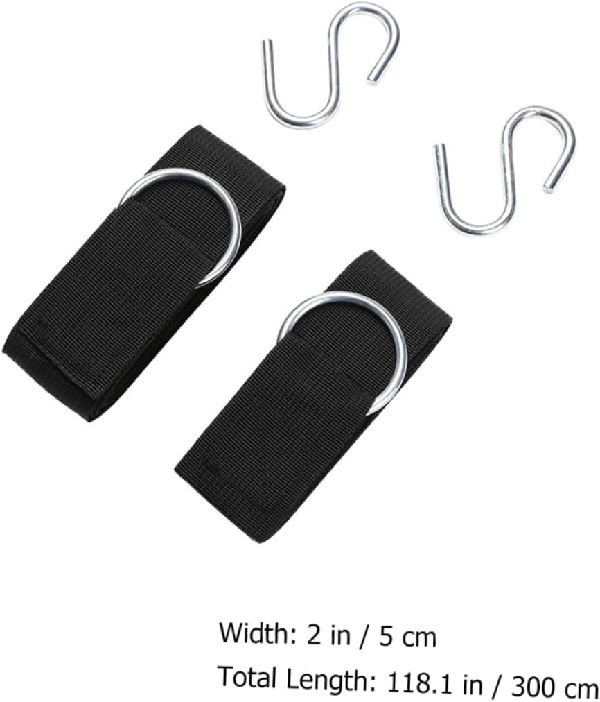 Hammock Chain Tree Straps Swing Straps for Tree Branch Swing Rope Kit for Outdoor Fun