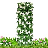 人工生垣 - 人工 拡張可能 装飾 花付き | 屋外壁パネル | バルコニー パティオ ガーデン デッキ アパート アート 墓地 門 アウトドア 公園 裏庭用