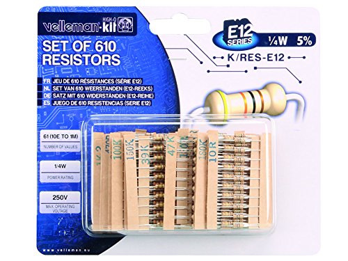 Velleman K/Res-E12 Serie E12 - Set Di Resistori Multicolore