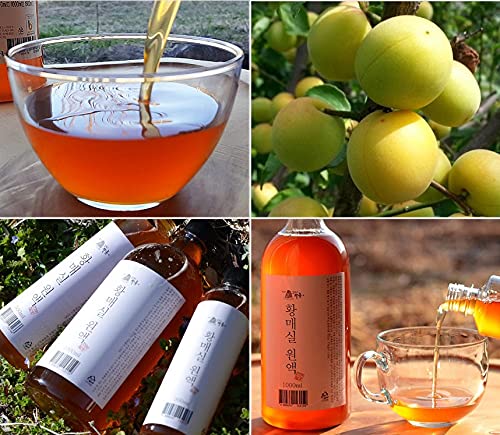 ZEESOON Korean All Purpose Pure Plum Extract Syrup Hwang Maesil for Drinking Tea, Cooking Maesil (300ml 10.14 fl.oz)