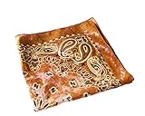 Material: 100% Baumwolle Dhobia Bandana Gesichtstuch Face Mask Kopftuch Halstuch 100% Baumwolle mit original Paisley Muster (Stone Wash 11)