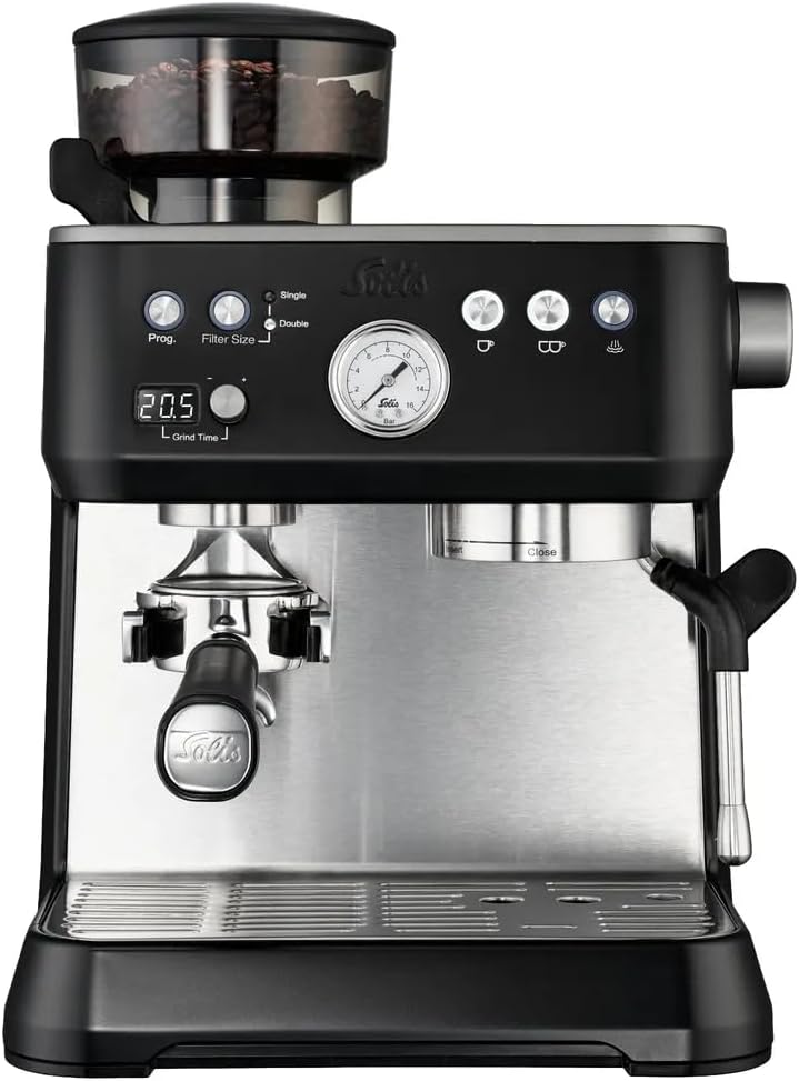 Solis Grind & Infuse Perfetta Black Espresso Coffee Machine