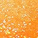 Hemway Fluorescent Neon Orange Craft Glitter - Super Chunky 1/8