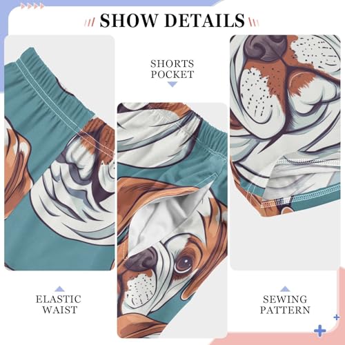 Bulldog Boys Pants Boys Athletic Pants Long Pant for Boywith Pockets Wide-Leg Size 6-14Y4