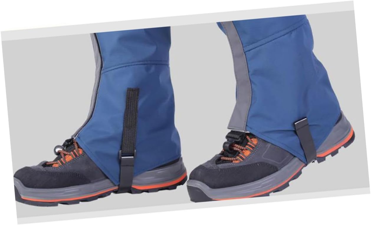 Yardwe Protective Gaiters for Hiking Snowproof Sand Shoe Cover Nylon Leg Cover Lightweight Ankle Gaiters for Women