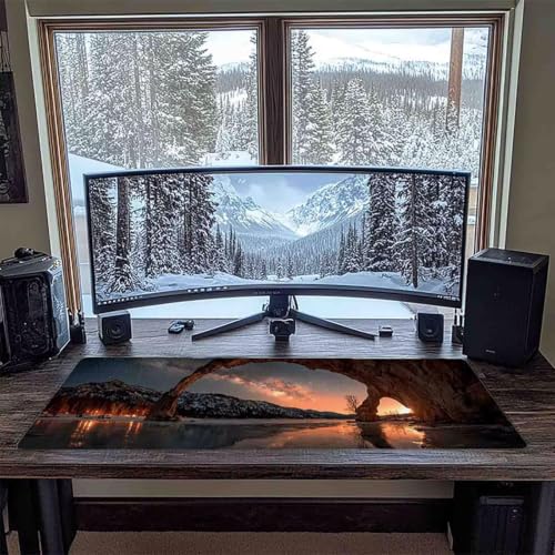 Tapis de souris gaming haute précision avec base antidérapante grise XXL