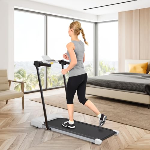 Caminadora plegable eléctrica para casa 2.0HP 265 lb miniatura 6