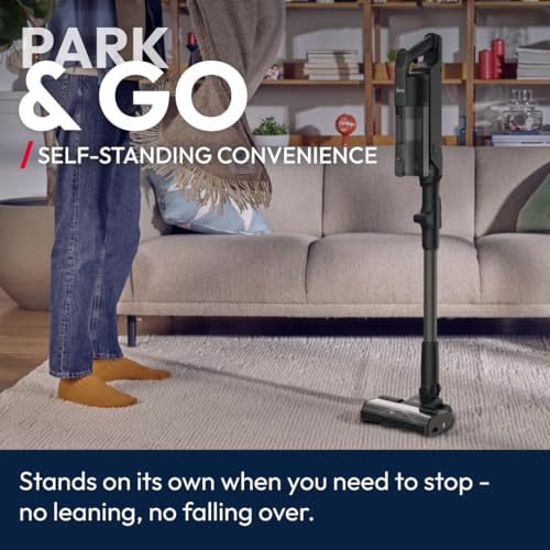 Hoover HF3 Pet Flexi Pro 440W Cordless Vacuum Cleaner Anti-Hair Wrap, 3L Auto-Empty Base, LED Screen, 60 Min Runtime, Park & Go, Double Edge Cleaning with Crevice Tool & Motorized Pet Tool [HF350PXP] - Image 8