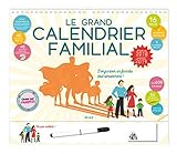 calendario 2018 grande para imprimir gratis  Le grand calendrier familial 2018-2019: De septembre 2018 à décembre 2019