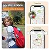 Weenect - GPS per bambini | Senza limiti di distanza | 7 giorni di autonomia | Pulsante di allarme | Telefono di emergenza | 2G | Funziona con abbonamento