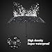 Umbrella,JUKSTG 10 Ribs Auto Open/Close Windproof Umbrella, Waterproof Travel Umbrella,Portable Umbrellas With Ergonomic Handle,Black