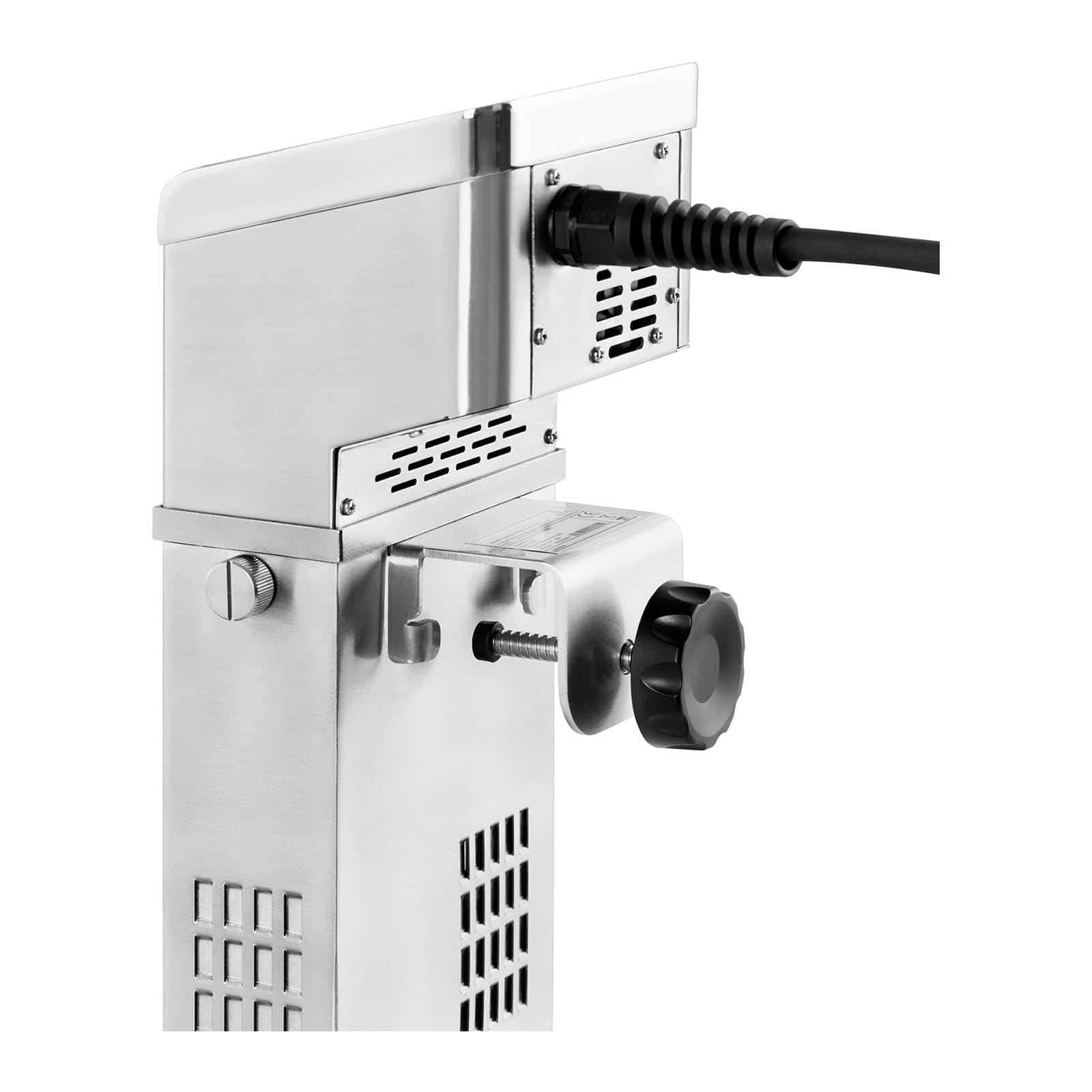 Royal Catering Thermoplongeur Cuisine Cuiseur Cuisson Sous Vide Basse Température Professionnel Électrique Réglable Plongeur RCVG-43 (2 300 W, 5-99 °C, 5 min - 99 h, Écran LCD, Pour Max. 80 l)