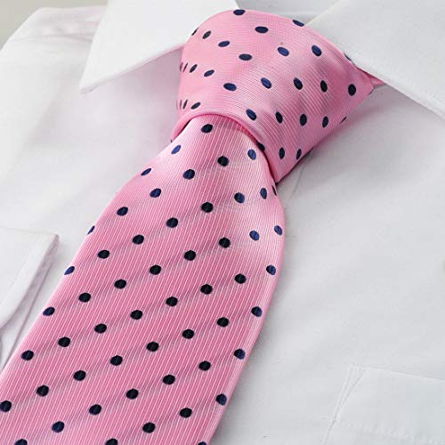 Image of KissTies Mens Necktie Polka Dot Ties For Men Classic Dressing Tie + Gift Box
