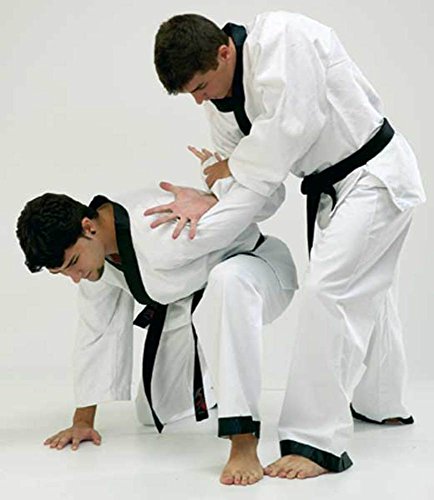 FujiMae Hapkidoanzug weiß mit Reiskornwebung 200 Cover