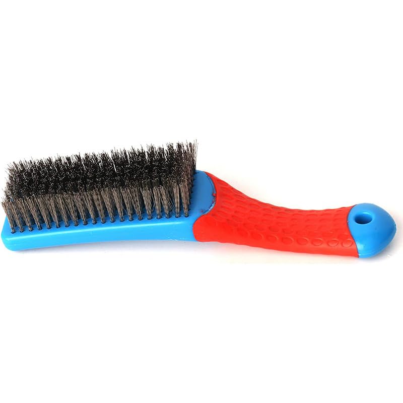Image of 2pcs Stainless Steel Wire Brushes for Rust Removal Wire Metal Brush for Cleaning Concrete Paint Remover Grill Rust Remover with Handle