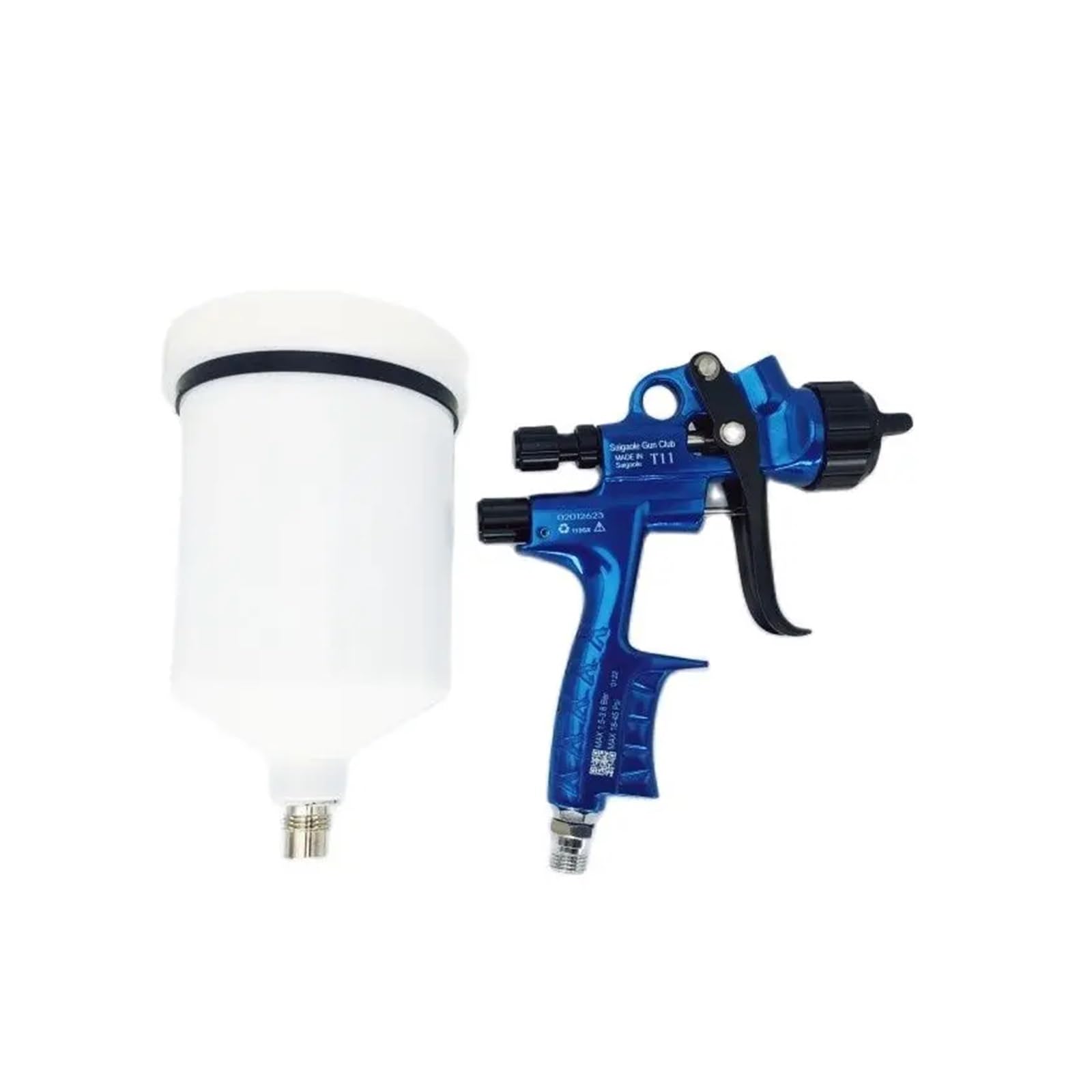 Blue LVLP High Efficiency Car Paint Spray Gun 1.3MM Nozzle Oil Based Water Guns
