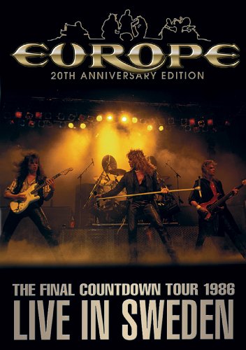 Europe: The Final Countdown Tour Live in Sweden 1986 DVD concierto original 2