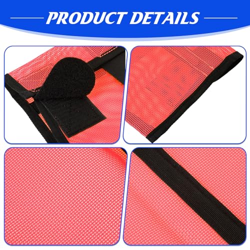 Image of Set of 12 Mesh Fly Boots for Horse Breathable Mesh Horse Boots Protective Horse Leg Loose Wraps Horse Leggings for Preventing Flies and Mosquitoes Bites