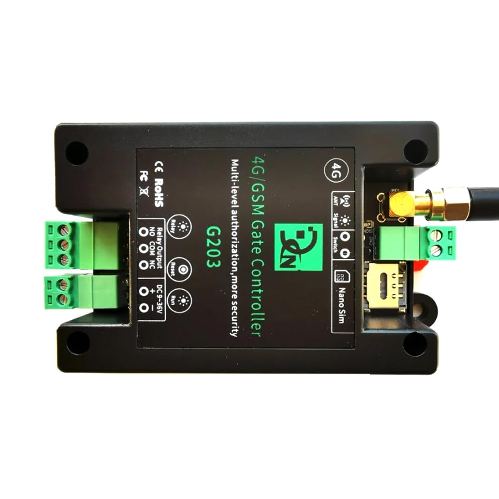 GSM 4G LTE Access Controller SMS APP Mando a distancia Interruptor de relé de encendido/apagado para puertas correderas automáticas