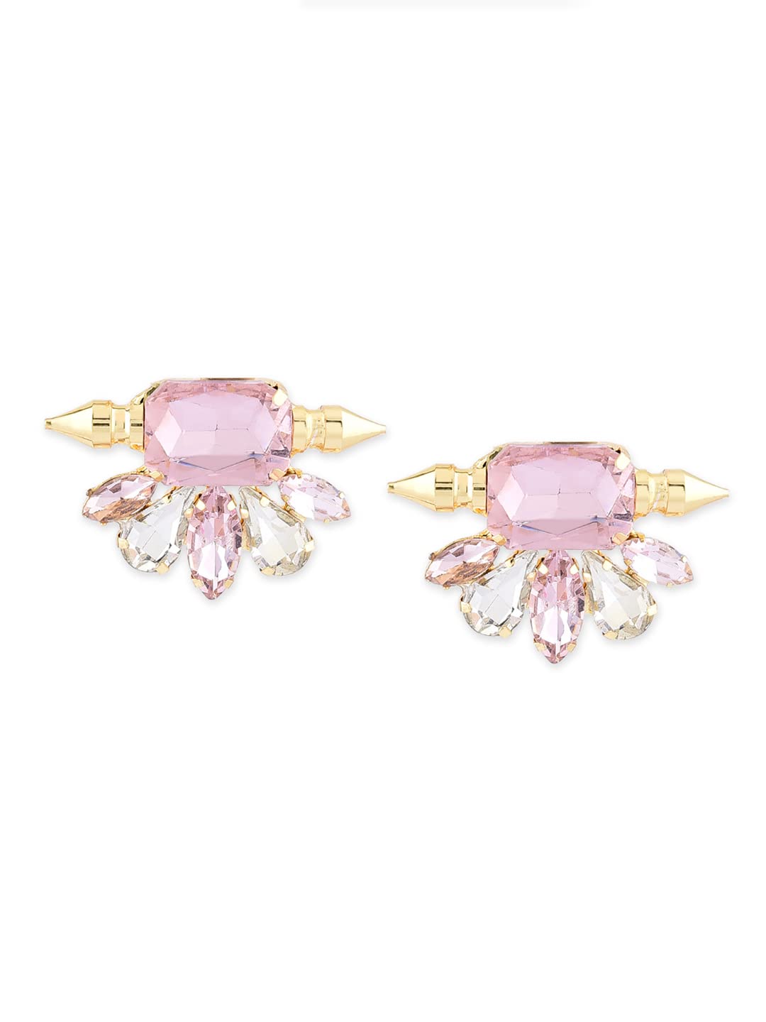 See full amazon price history chart for Zaveri Pearls Gold Tone Crystal Shine Stones Contemporary Stud Earring For Women-ZPFK7525 Zaveri Pearls Gold Tone Crystal Shine Stones Contemporary Stud Earring For Women-ZPFK7525 (B07NJHL5TC) Amazon Price History, Amazon Price Tracker