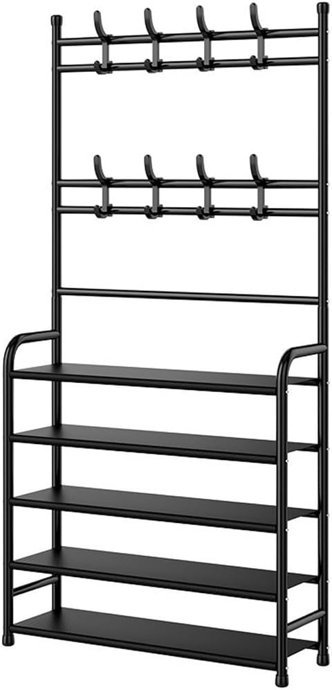 Assembly of Hanging Bag Storage Rack, Floor To Floor Shoe Rack