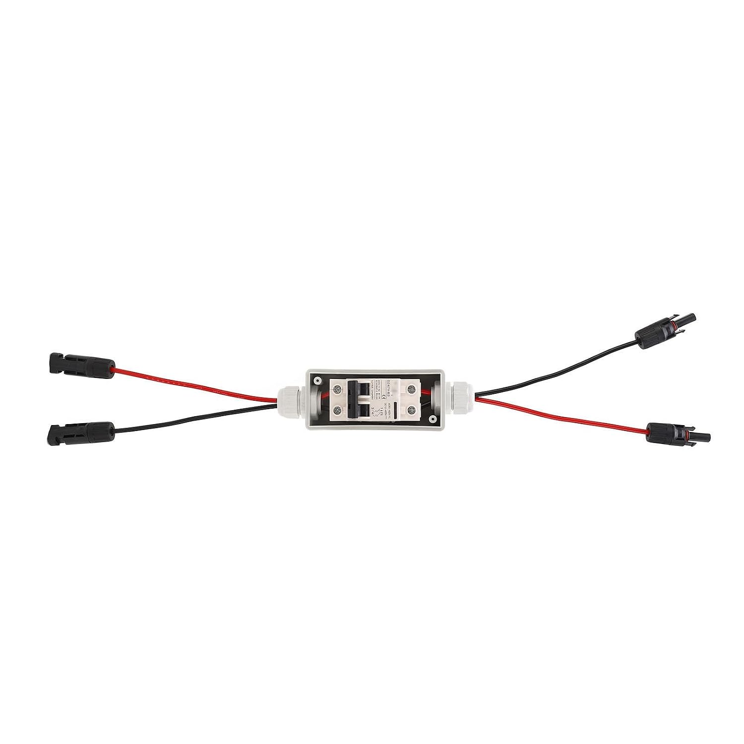 Outdoor Miniature Circuit Breaker Boxes, Miniature Circuit Breakers with Din, DC 12-400V AC 90~400V 16A IP65 Miniature Circuit Breakers for Solar Panels in Distribution Boxes