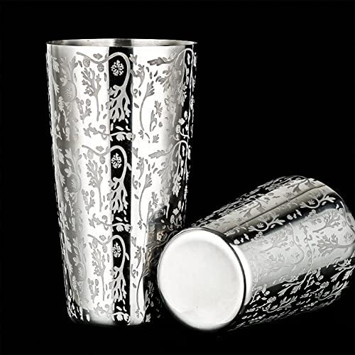 Shaker de cóctelas Boston Shaker Sanfly grabado para martini 5