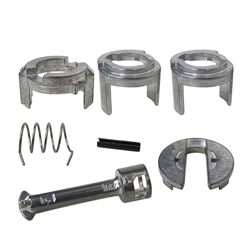 Kit de reparación de barril de cilindro de cerradura de puerta 51218244049 para BMW E46 323i 325i 328i 330i M3 1998-06, gris