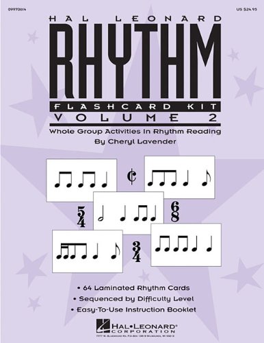 Hal Leonard Rhythm Flashcard Kit: Whole Group Activities in Rhythm Reading (2)